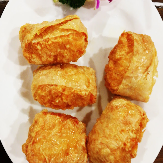 Deep Fried Taro-Stuffed Duck with Gravy