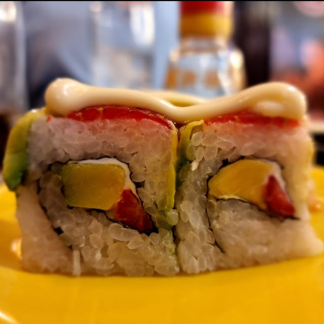 Strawberry Cheese Sushi
