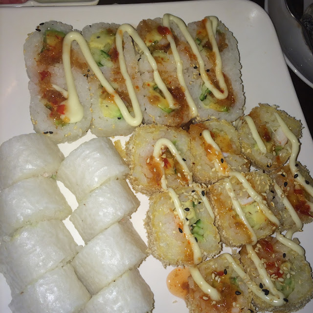 Deep Fried Prawn California Roll