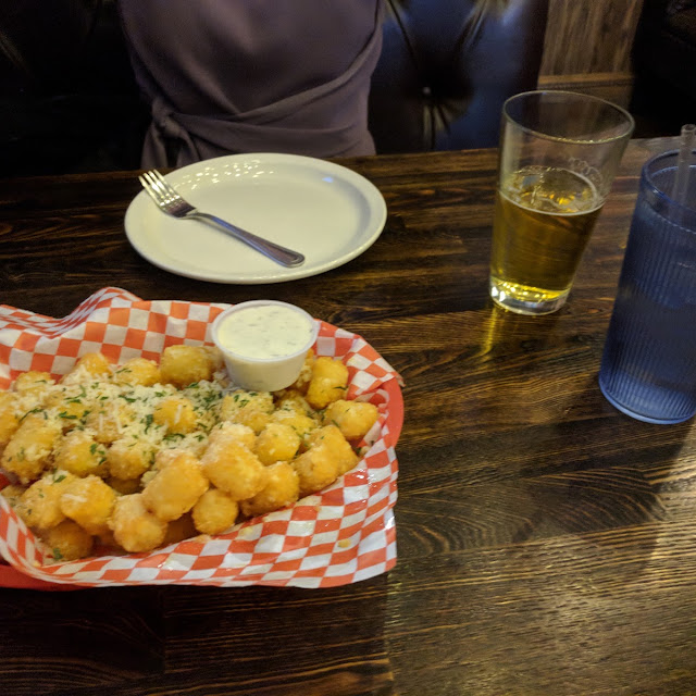 Garlic Steak Fries Waffle Fries or Tots