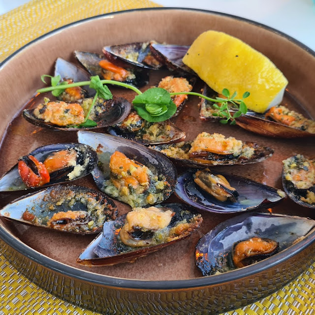 Moules Gratinées Au Beurre Persillé x12