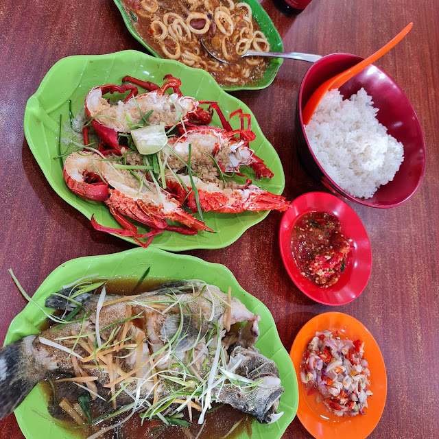 Sea Food Kerpau Steamed Fish
