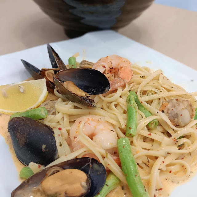 Spicy Seafood Marinara Pasta