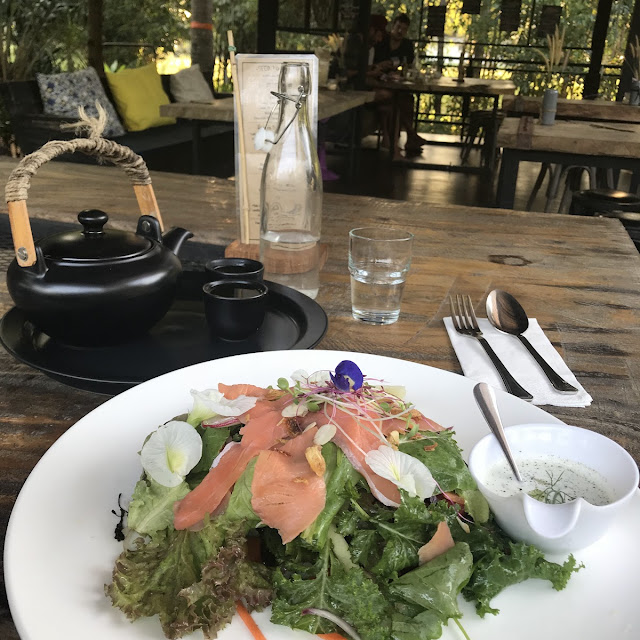Smoked Salmon and House Balsamic Dressing