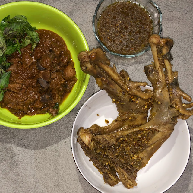 Ayam Kampung Sambal Hijau Dan Merconan
