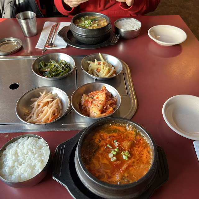 Assorted Seafood Soft Tofu and Egg in Spicy Stew