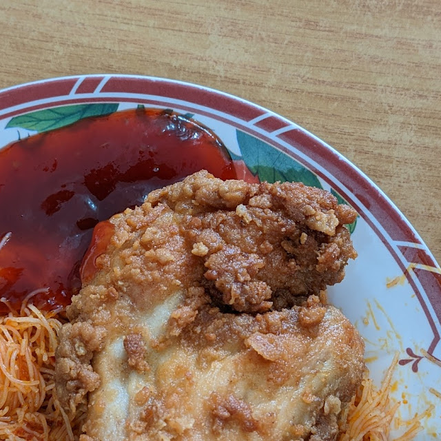 Bihun Goreng Ayam Goreng