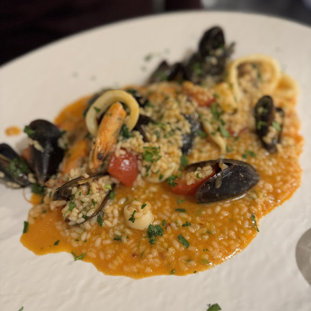 Seafood Risotto with Mussels Shrimp