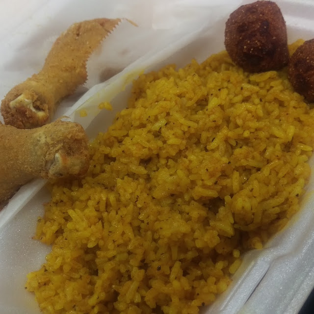 Fried Chicken with Fried Rice