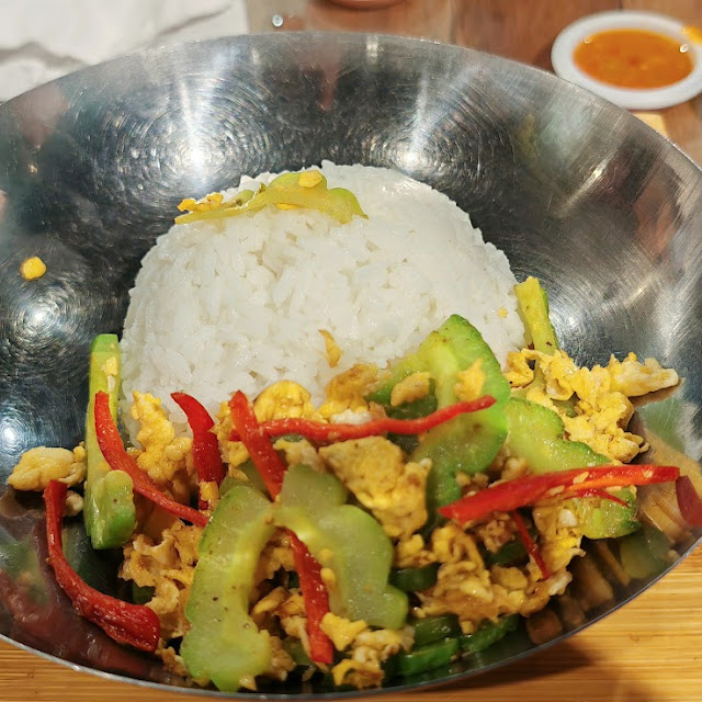 Bitter Gourd w Egg Rice