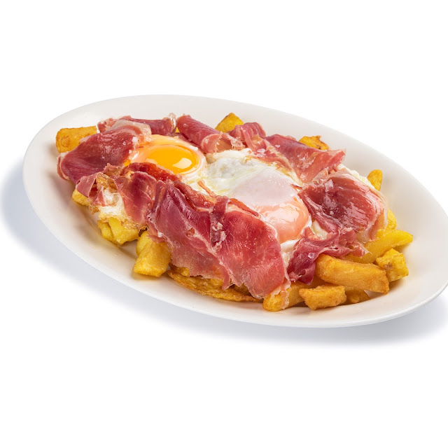 Huevos Rotos Con Paleta Ibérica