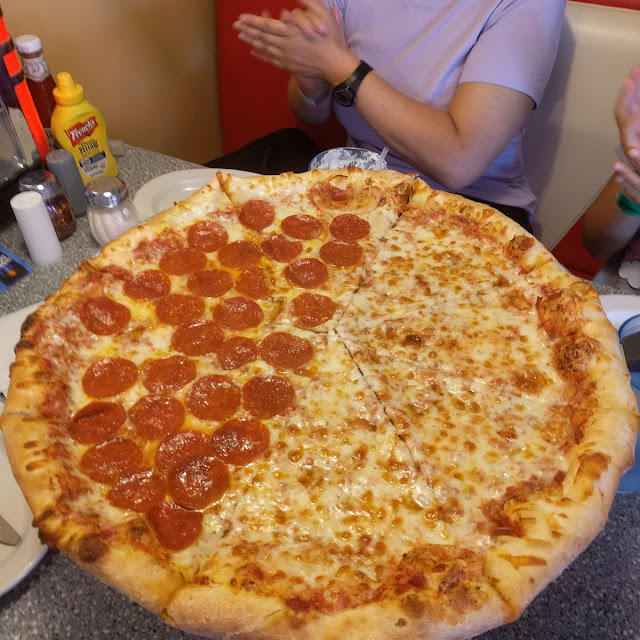 Large Half Pepperoni Cheese Pizza