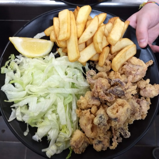 Calamari Fritti E Contorno