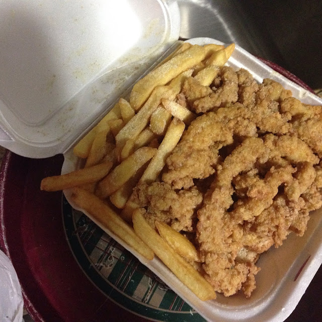 Fried Conch with French Fries