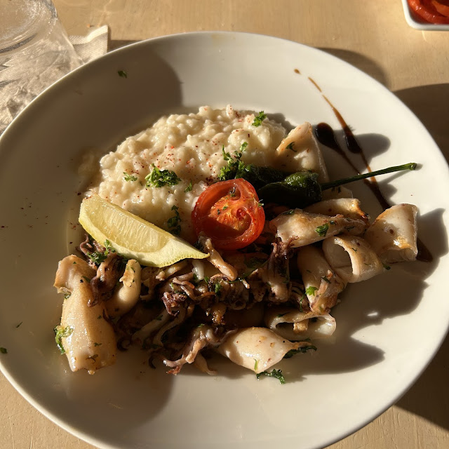 Chipirons Et Risotto