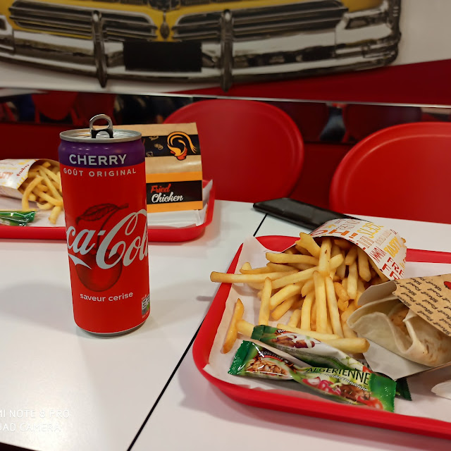 Hot Wings and Fries and Maxi Roll