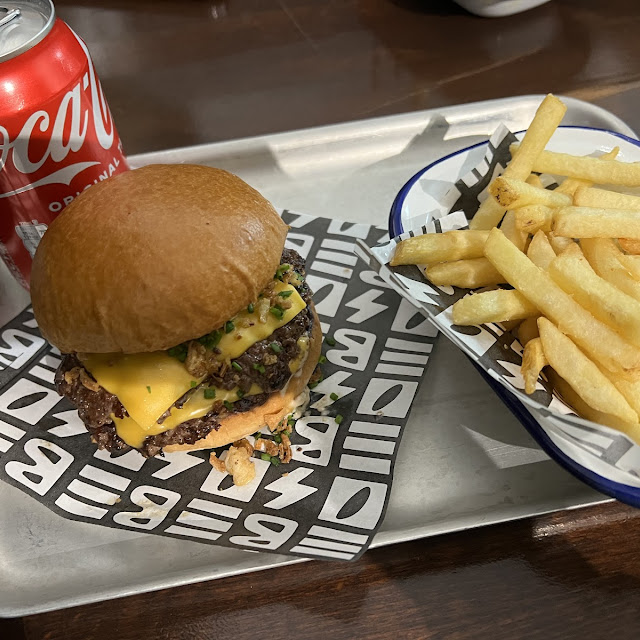 Confit Garlic Cheeseburger