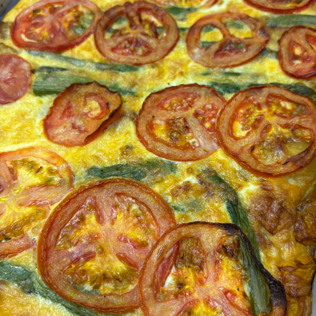 Apricot Slice -Veggie Frittata
