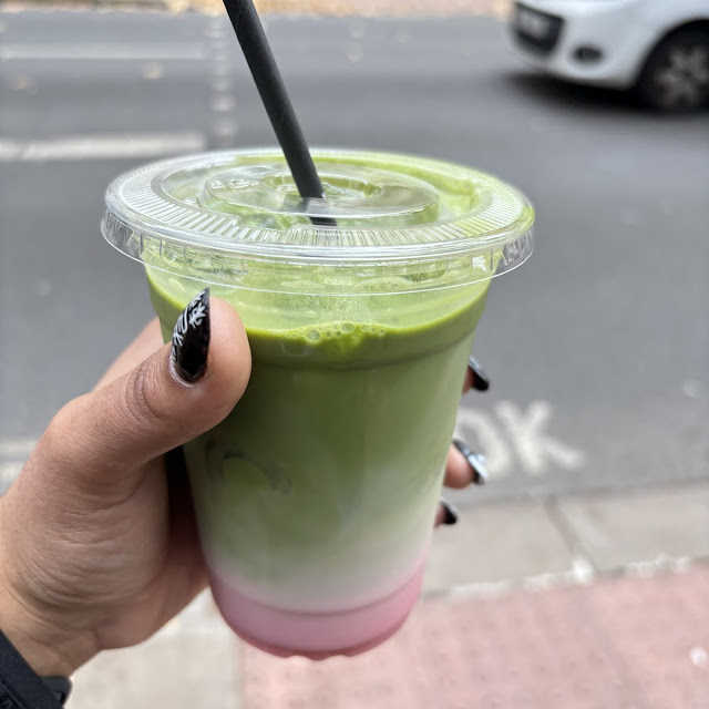 Matcha Strawberry Latte