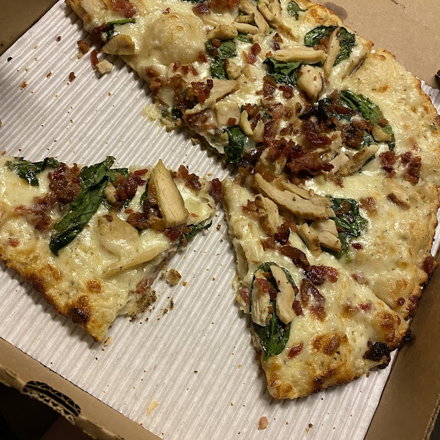 Spinach Bacon Chicken Pizza