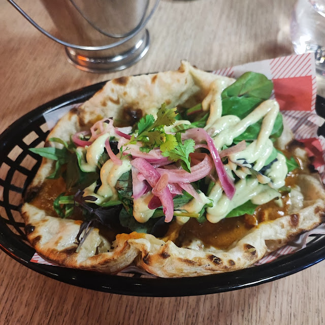 Butter Chicken Naan Taco