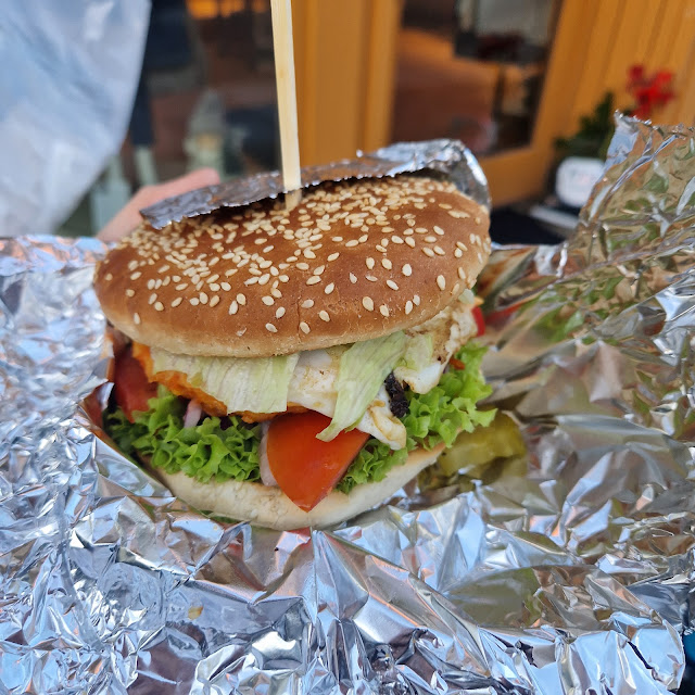 Chickenburger Und Hamburger