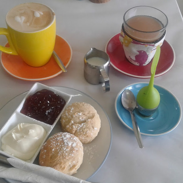 Scones with Jam and Cream