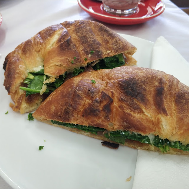 Spinach and Mushroom Croissant