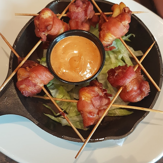 Bacon Wrapped Mac and Cheese