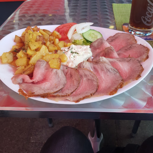 Roastbeef Mit Bratkartoffeln