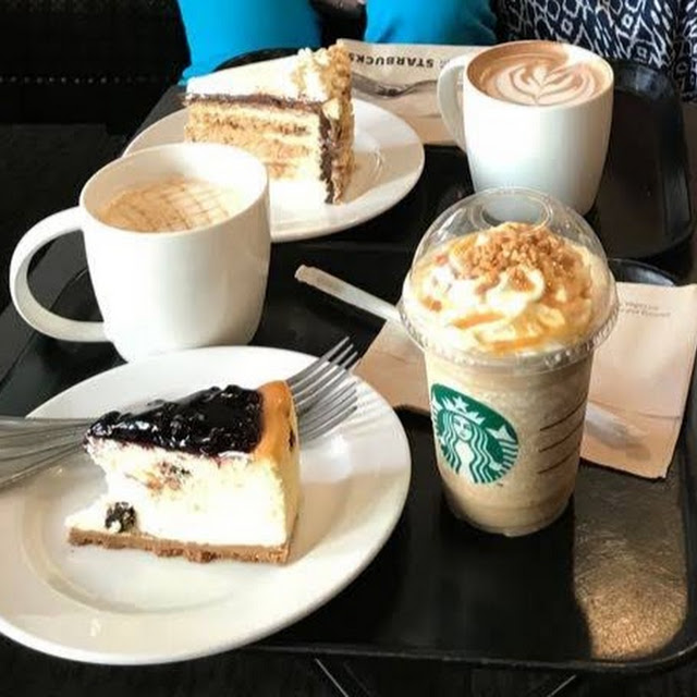 Blueberry Cheesecake Slice Latte