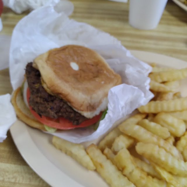 Home Style Burger and Fries