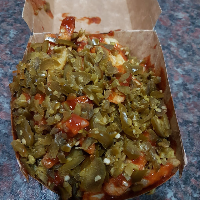 Spicy Chips with Large Portion Jalepenos