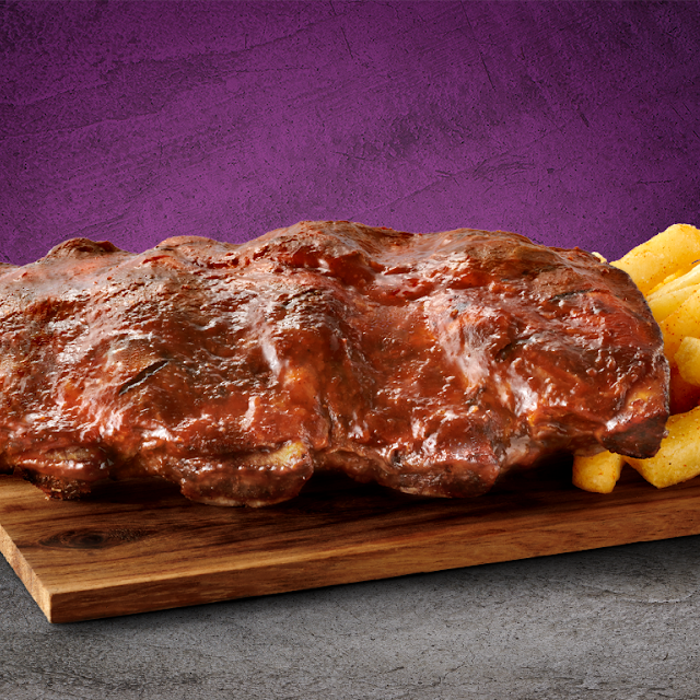 New Steers Beef Ribs & Chips Meal
