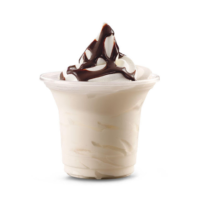 Caramel or Choc Dip Ice Cream Swirls