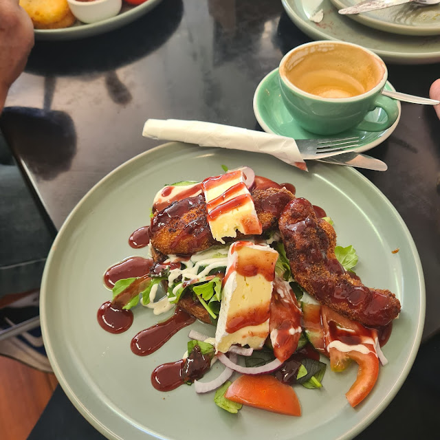Chicken and Cranberry Open Sandwich