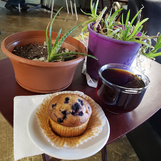 My Coffee and Blueberry Muffin