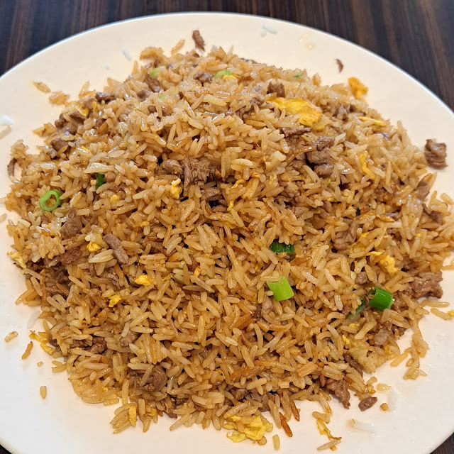 Fried Rice with Shrimp Roe Crab Paste and Seafood Fried Rice