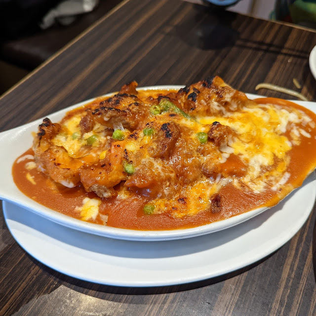 金牌焗豬扒飯