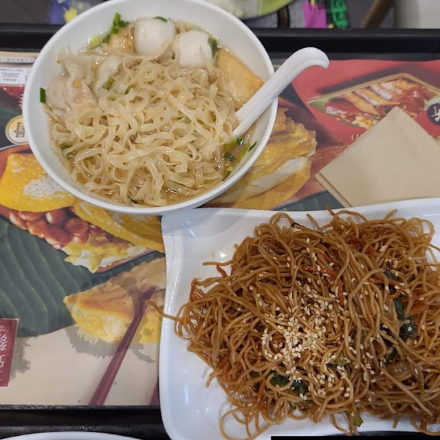 魚蛋魚腐湯粗麵 炒麵 44