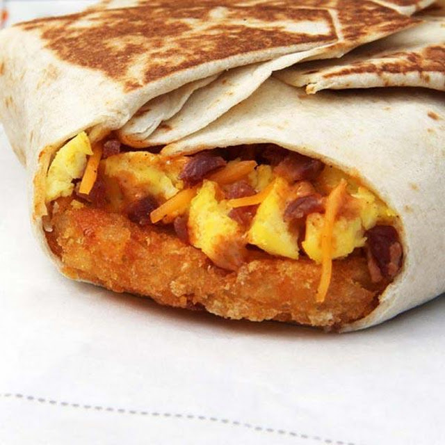 Beefy Melt Burrito