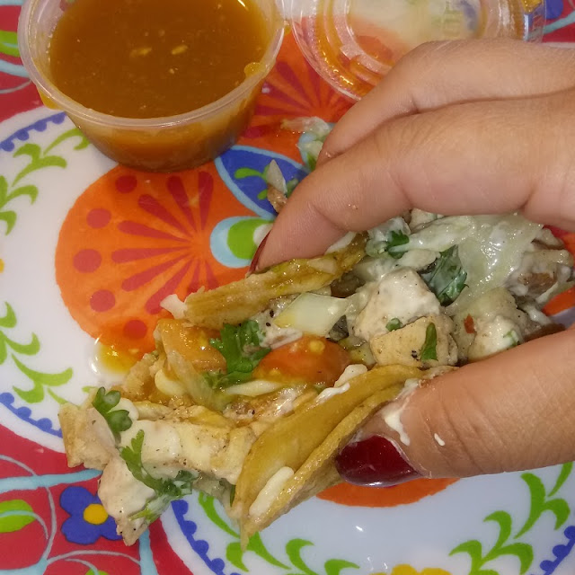 Chicken Tacos with Cheese Added