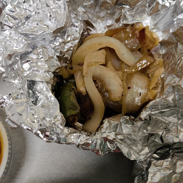 Grilled Onions and Peppers