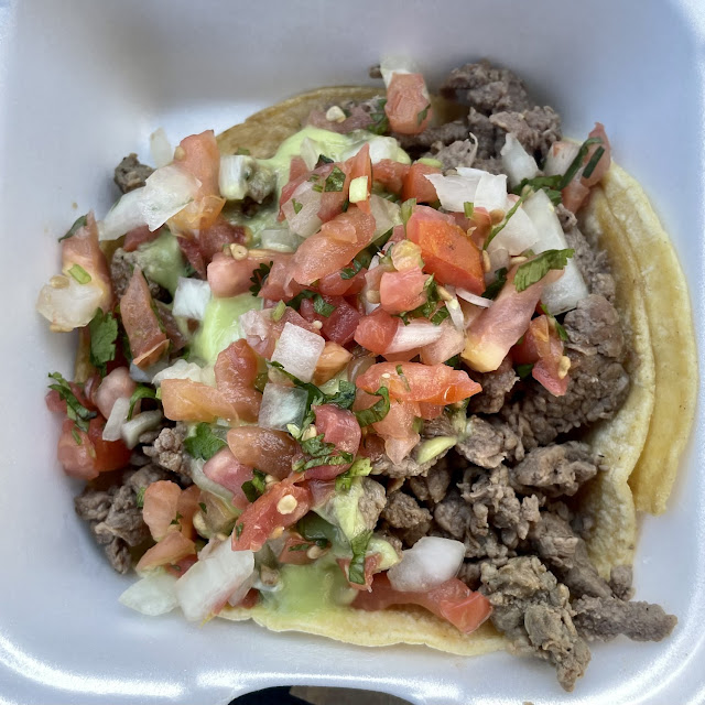 Tostada and Taco Combination Plate