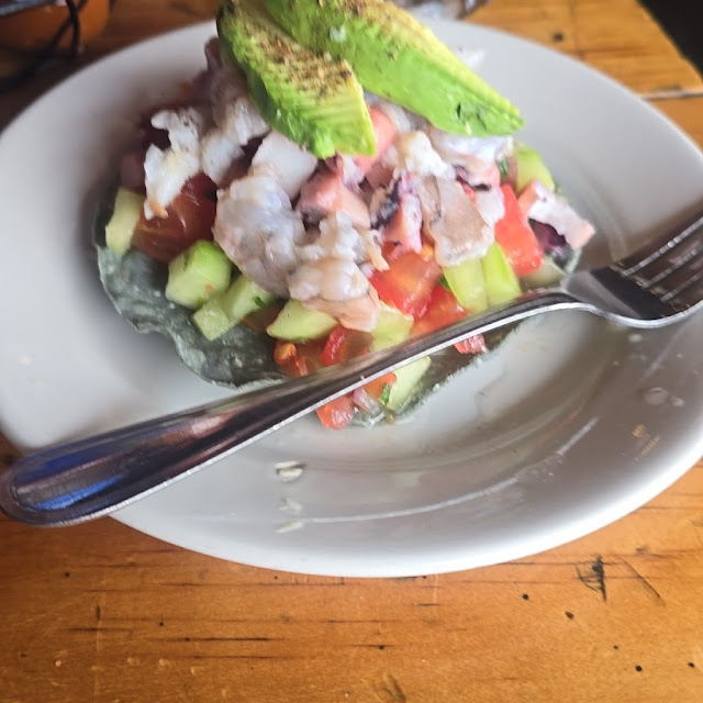 Tostada de Ceviche de Pescado