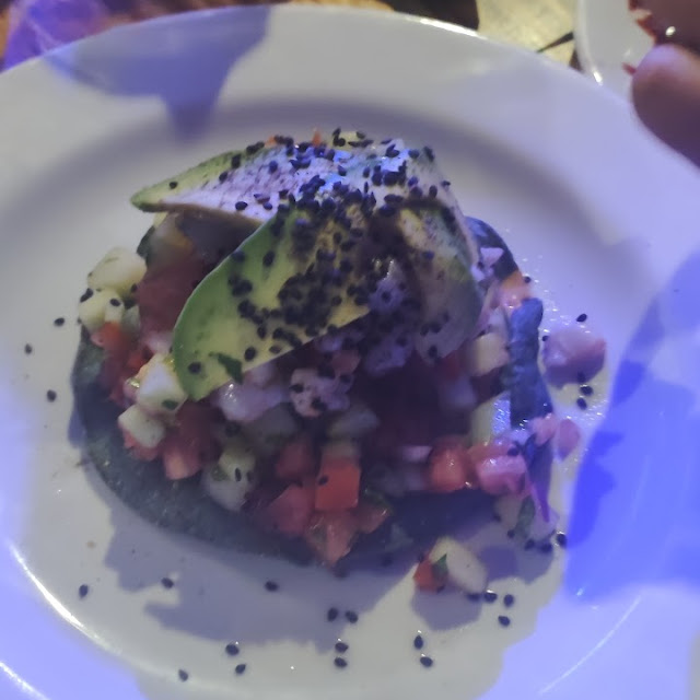 Tostada de Ceviche de Camarón