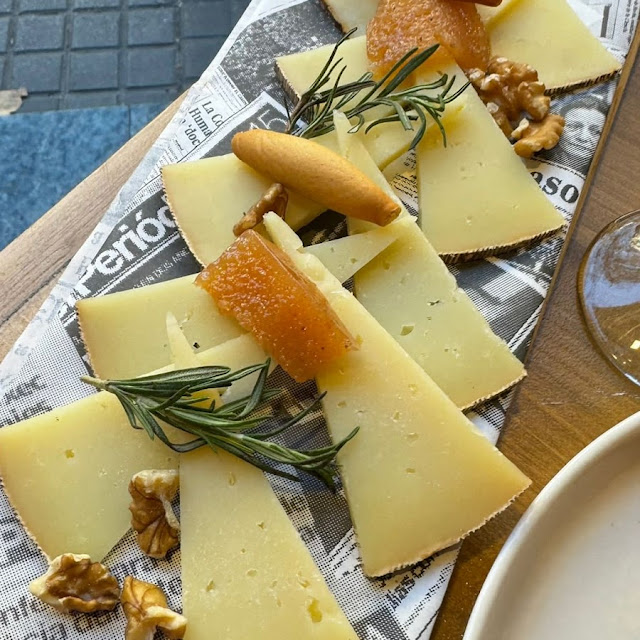 Table of Cured Manchego