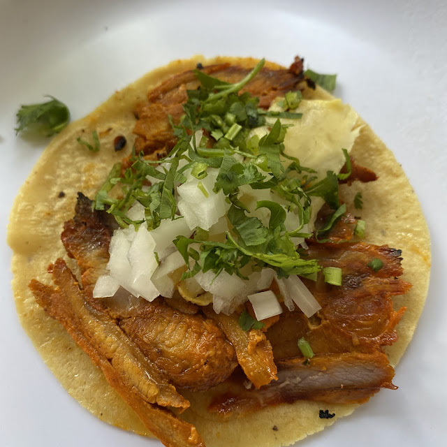 Tacos Al Pastor Con Queso