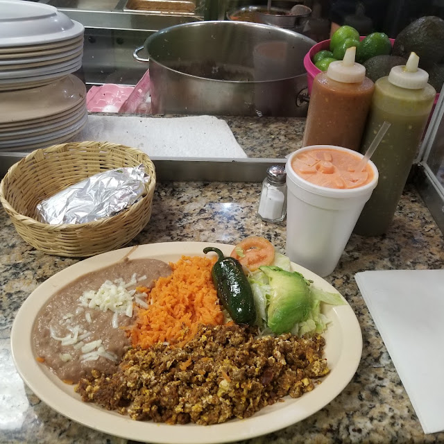 Huevos Rancheros Arroz & Frijoles