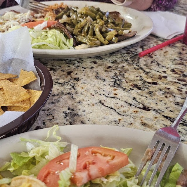 Nopalitos and Steak Plate